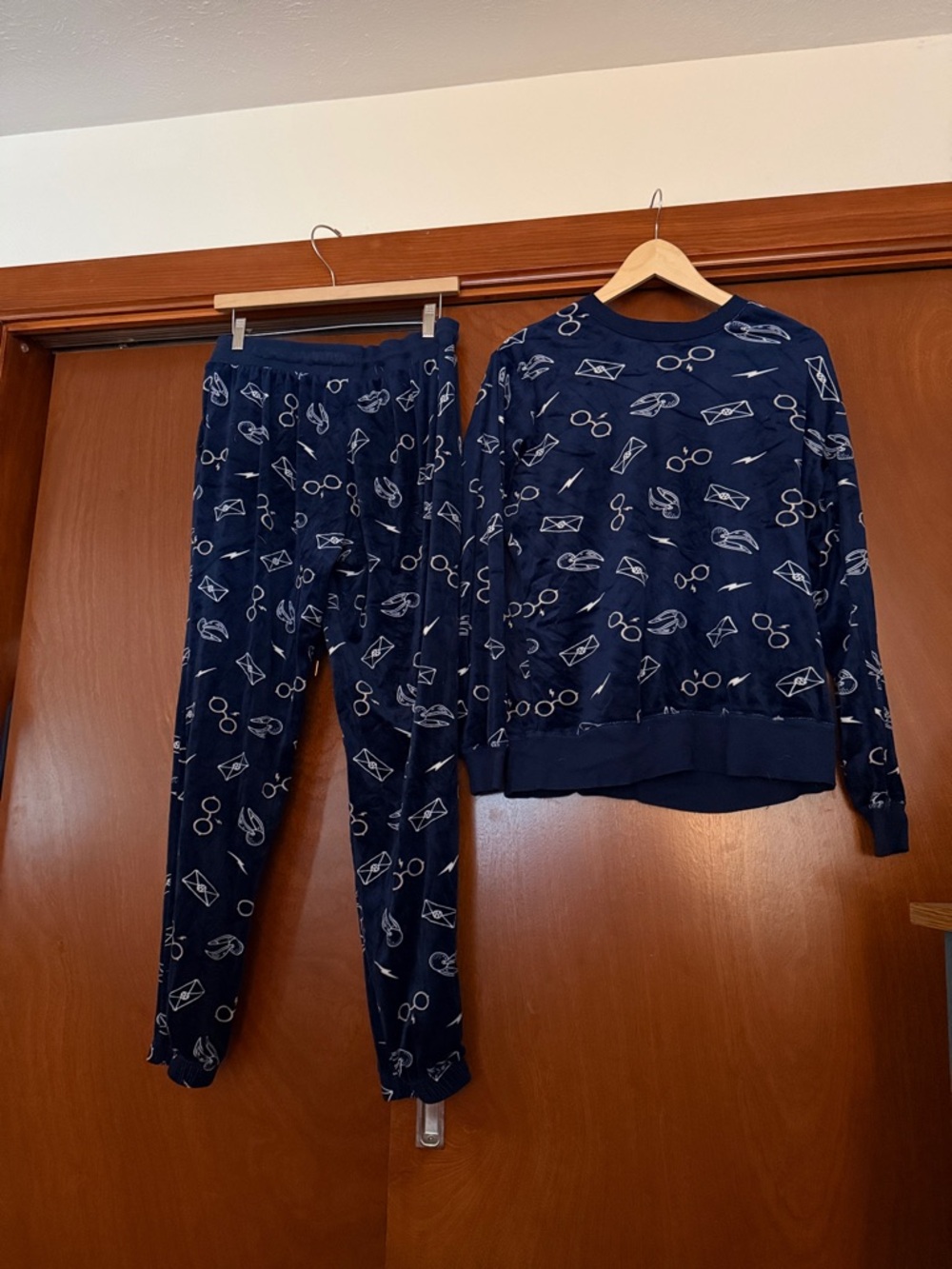 Navy Women's Harry Potter Two-Piece Pajama Set